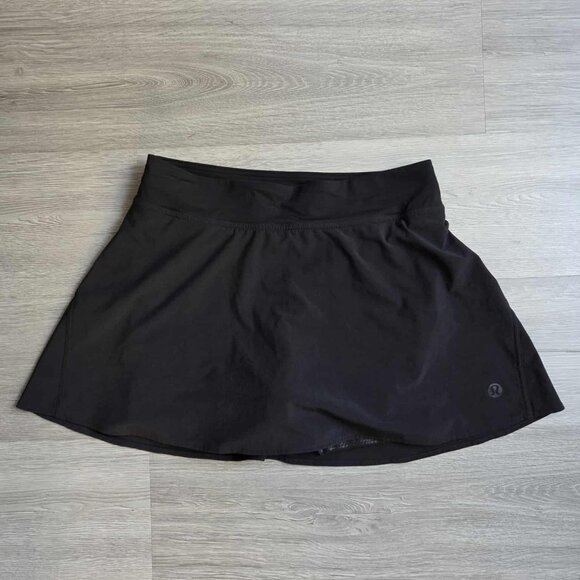 Black Lululemon Lightweight High-Rise Tennis Skirt SZ 8 - Picture 3 of 7